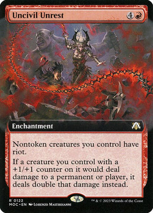 Uncivil Unrest (122) [March of the Machine Commander] [Extended Art]