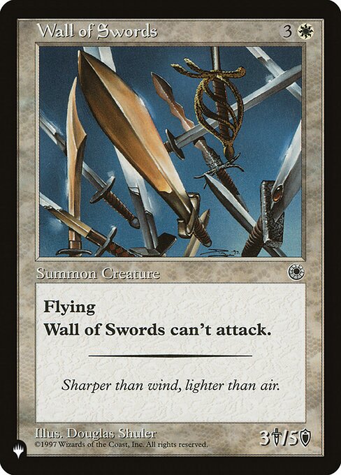 Wall of Swords (POR-37) [The List]
