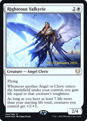 Righteous Valkyrie (24s) [Kaldheim Promos]