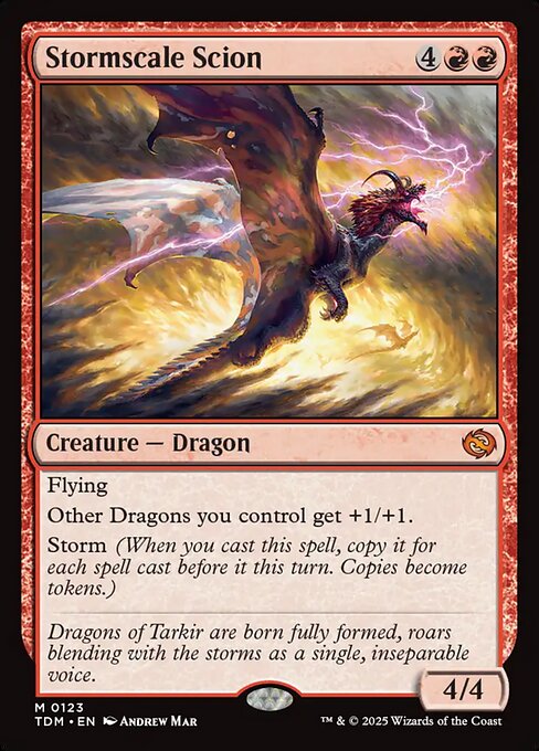 Stormscale Scion (123) [Tarkir: Dragonstorm]