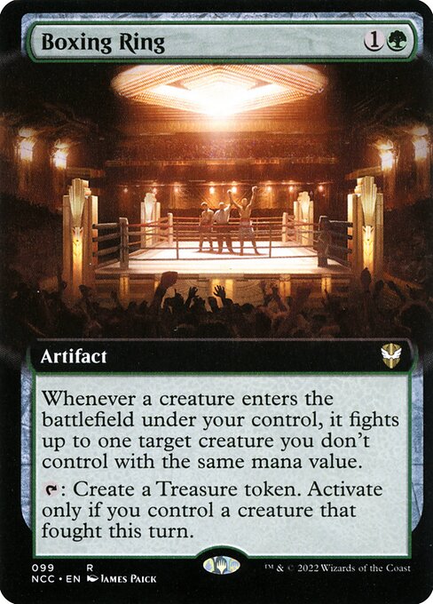 Boxing Ring (99) [New Capenna Commander] [Extended Art]