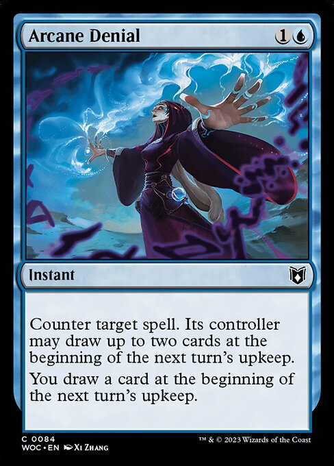 Arcane Denial (84) [Wilds of Eldraine Commander]