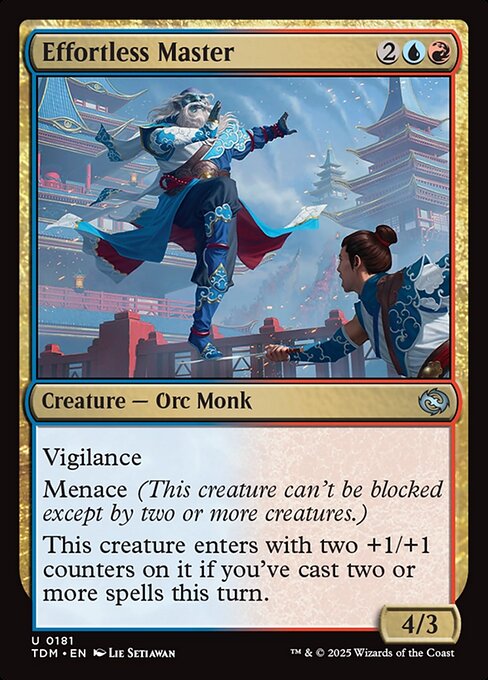 Effortless Master (181) [Tarkir: Dragonstorm]