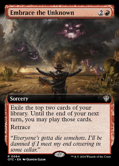 Embrace the Unknown (64) [Outlaws of Thunder Junction Commander]