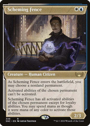 Scheming Fence (349) [Streets of New Capenna] [Showcase]