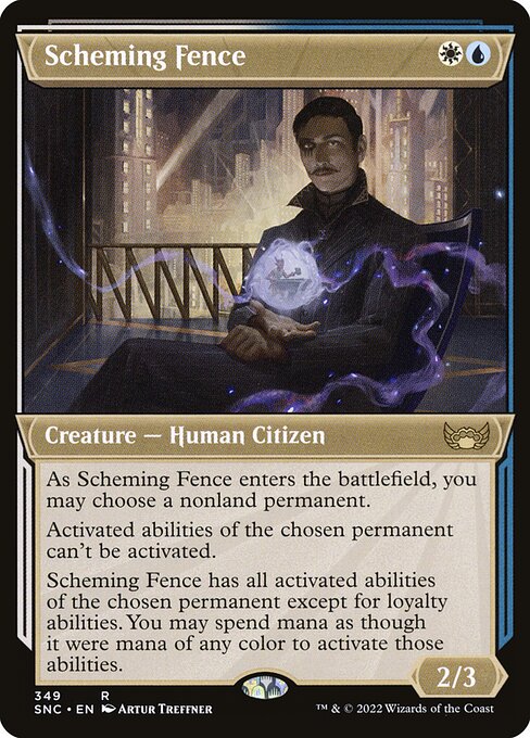 Scheming Fence (349) [Streets of New Capenna] [Showcase]