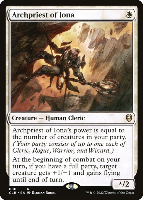 Archpriest of Iona (686) [Commander Legends: Battle for Baldur's Gate]