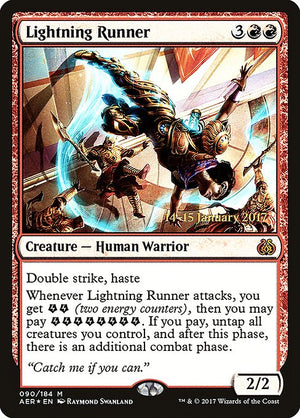 Lightning Runner (90s) [Aether Revolt Promos]