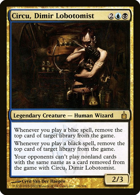 Circu, Dimir Lobotomist (196) [Ravnica: City of Guilds]