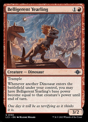 Belligerent Yearling (133) [The Lost Caverns of Ixalan]