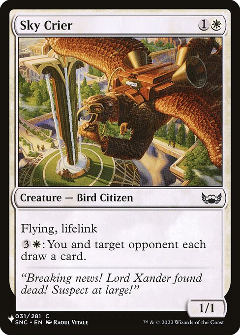 Sky Crier (SNC-31) [The List]