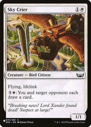 Sky Crier (SNC-31) [The List]
