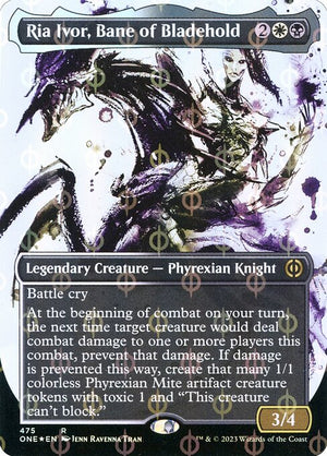 Ria Ivor, Bane of Bladehold (475) [Phyrexia: All Will Be One] [Showcase, Borderless]