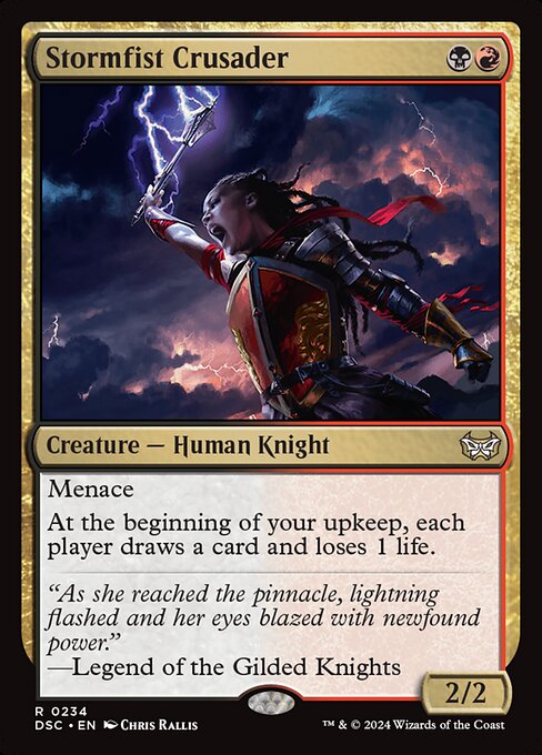 Stormfist Crusader (234) [Duskmourn: House of Horror Commander]