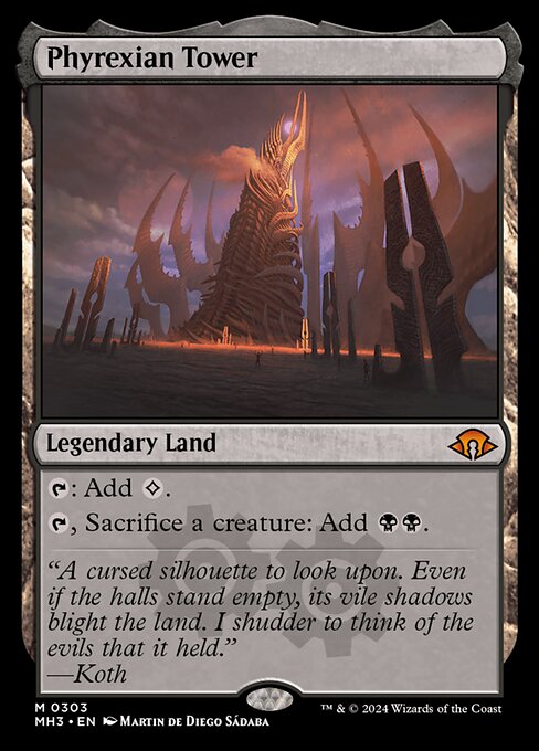 Phyrexian Tower (303) [Modern Horizons 3]