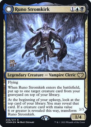 Runo Stromkirk // Krothuss, Lord of the Deep (246s) [Innistrad: Crimson Vow Promos]