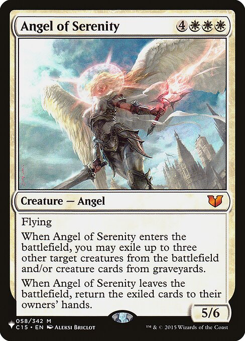Angel of Serenity (C15-58) [The List]