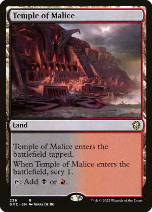 Temple of Malice (236) [Dominaria United Commander]