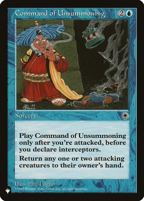 Command of Unsummoning (POR-48) [The List]