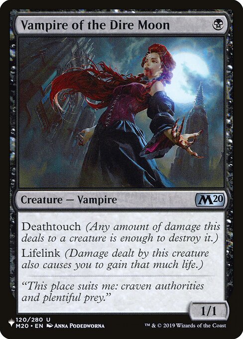 Vampire of the Dire Moon (M20-120) [The List]