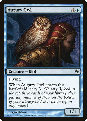 Augury Owl (3) [Duel Decks: Venser vs. Koth]