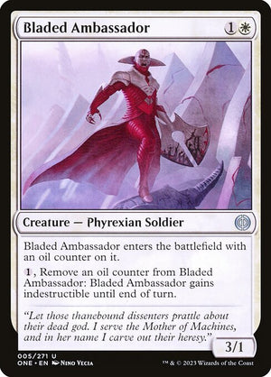 Bladed Ambassador (5) [Phyrexia: All Will Be One]