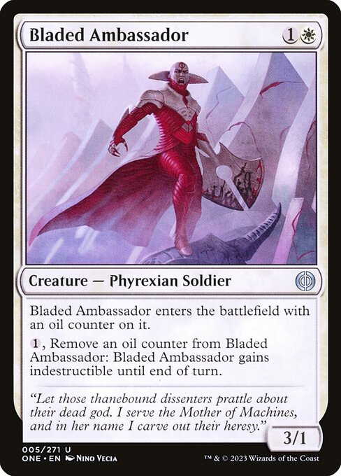 Bladed Ambassador (5) [Phyrexia: All Will Be One]