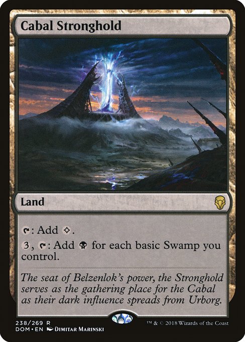 Cabal Stronghold (238) [Dominaria]