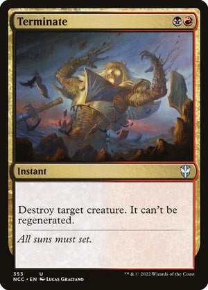 Terminate (353) [New Capenna Commander]