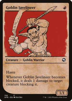 Goblin Javelineer (318) [Adventures in the Forgotten Realms] [Showcase]