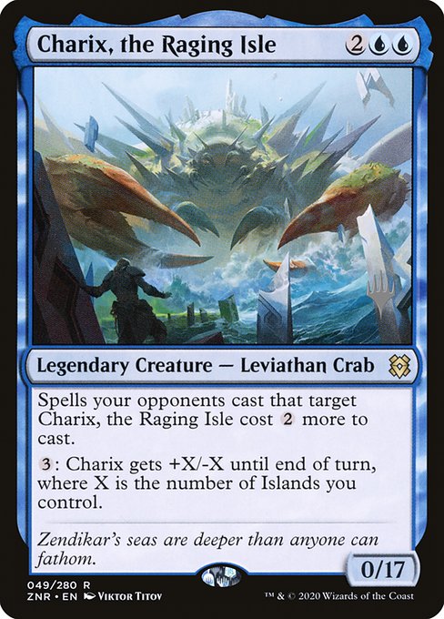 Charix, the Raging Isle (49p) [Zendikar Rising Promos]