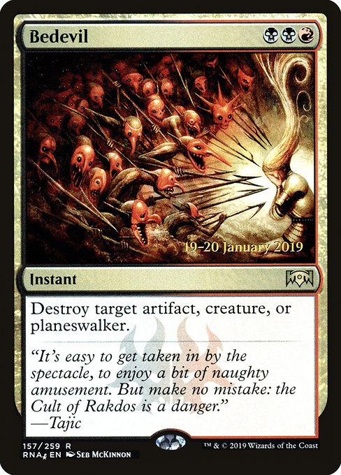 Bedevil (157s) [Ravnica Allegiance Promos]