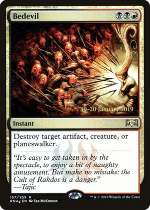 Bedevil (157s) [Ravnica Allegiance Promos]