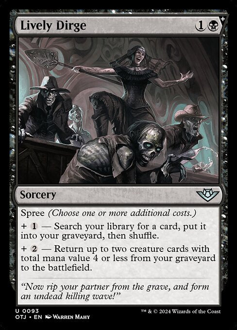 Lively Dirge (93) [Outlaws of Thunder Junction]