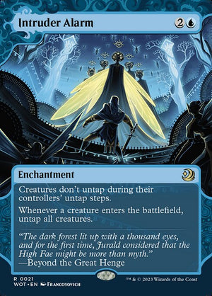 Intruder Alarm (21) [Wilds of Eldraine: Enchanting Tales] [Showcase, Borderless]