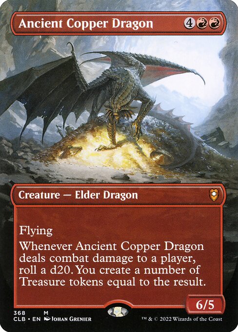 Ancient Copper Dragon (368) [Commander Legends: Battle for Baldur's Gate] [Borderless]