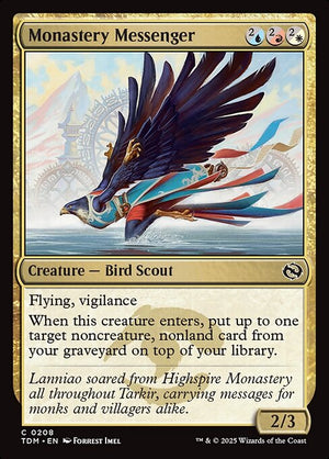 Monastery Messenger (208) [Tarkir: Dragonstorm]