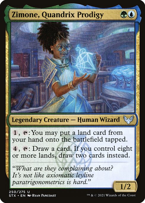 Zimone, Quandrix Prodigy (250) [Strixhaven: School of Mages]