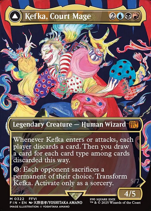 Kefka, Court Mage // Kefka, Ruler of Ruin (322) [Final Fantasy]