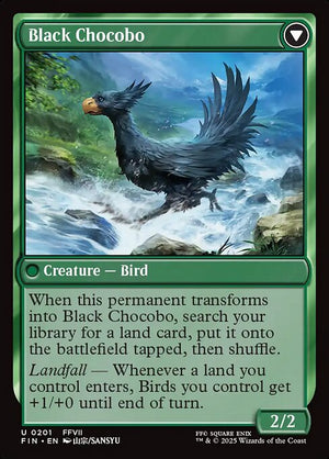 Sidequest: Raise a Chocobo // Black Chocobo (201) [Final Fantasy] Reverse