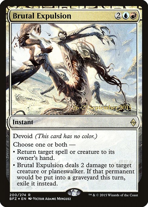 Brutal Expulsion (200s) [Battle for Zendikar Promos]