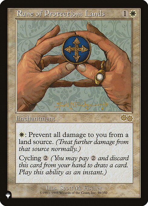 Rune of Protection: Lands (USG-39) [The List]