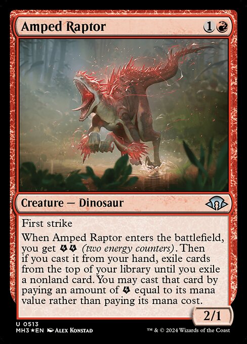 Amped Raptor (513) [Modern Horizons 3]