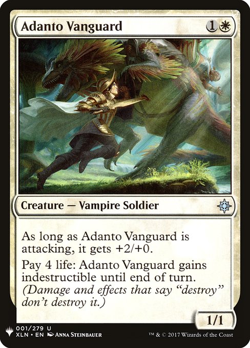 Adanto Vanguard (XLN-1) [The List]