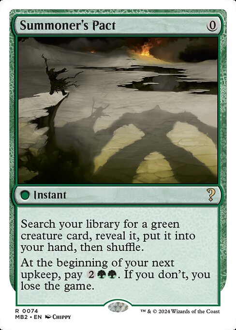 Summoner's Pact (74) [Mystery Booster 2]