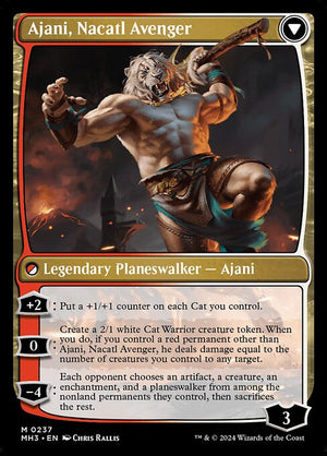 Ajani, Nacatl Pariah // Ajani, Nacatl Avenger (237) [Modern Horizons 3] Reverse