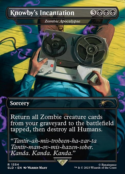 Zombie Apocalypse (1354) [Secret Lair Drop] [Borderless]