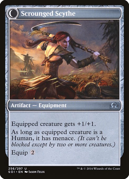 Harvest Hand // Scrounged Scythe (256) [Shadows over Innistrad] Reverse