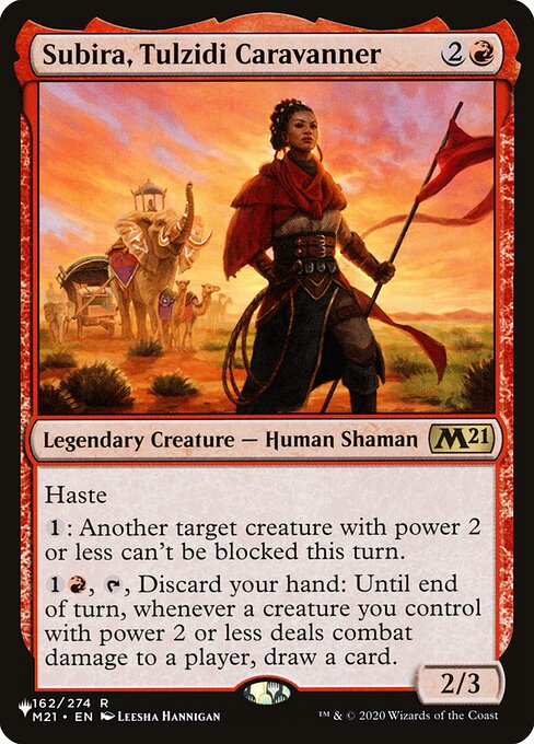 Subira, Tulzidi Caravanner (M21-162) [The List]