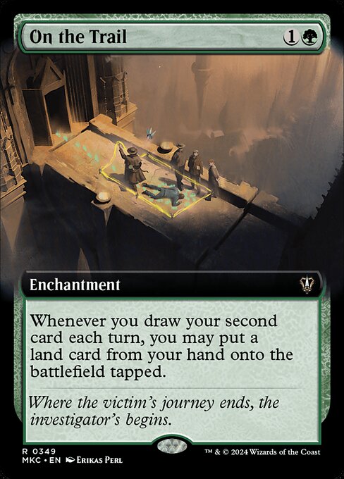 On the Trail (349) [Murders at Karlov Manor Commander] [Extended Art]